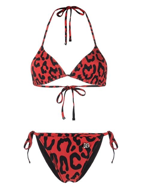 dolce gabbana leopard bikini csofia richie|farfetch Dolce & Gabbana swimsuit.